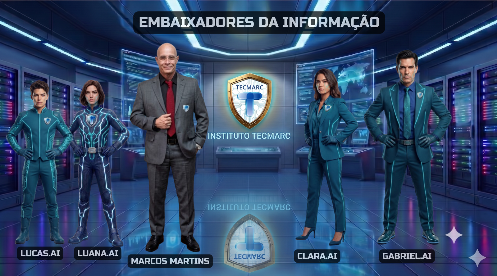 Embaixadores da Informação — pôster oficial TECMARC