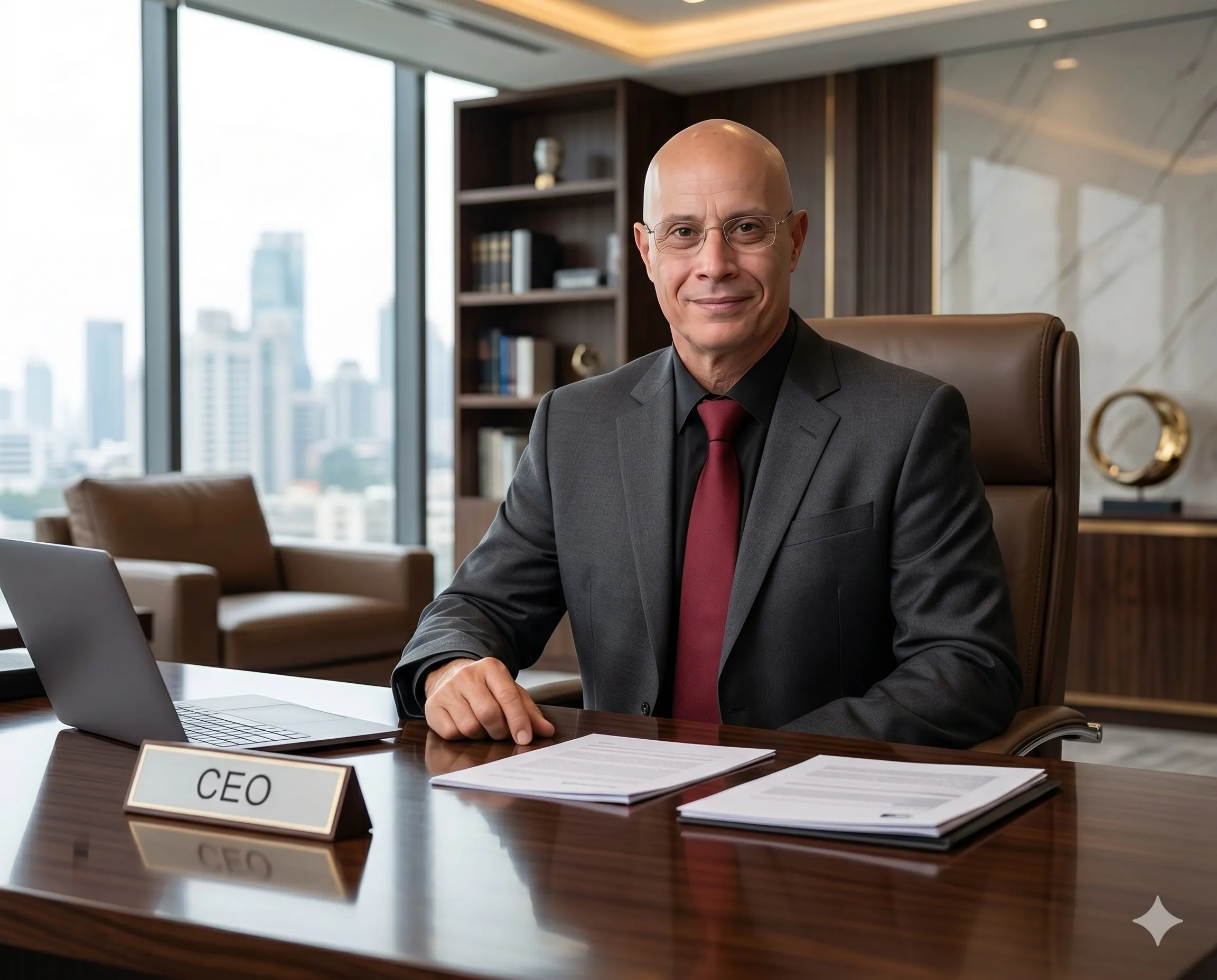 Marcos Martins — CEO Tecmarc no escritório
